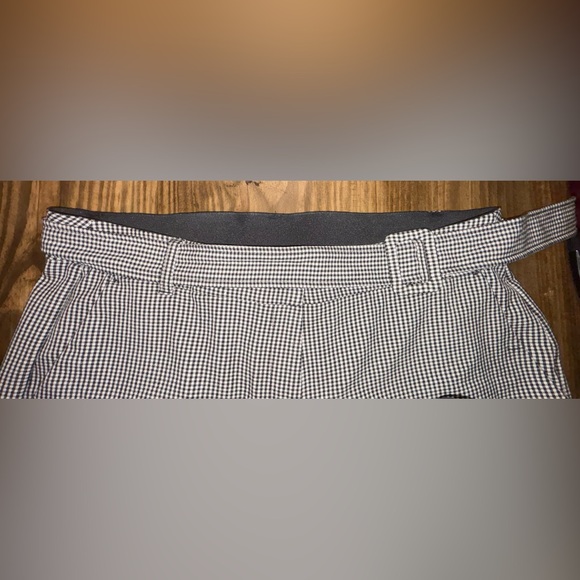 Lane Bryant wide Leg black & white mini checkered cropped pants Women’s size 20 - Picture 4 of 14